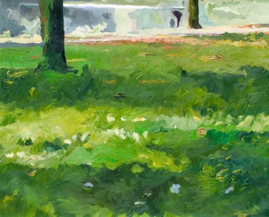 Ilse Gabbert, Mondo Verde #1, oil painting on canvas, 31 x 39,3 in